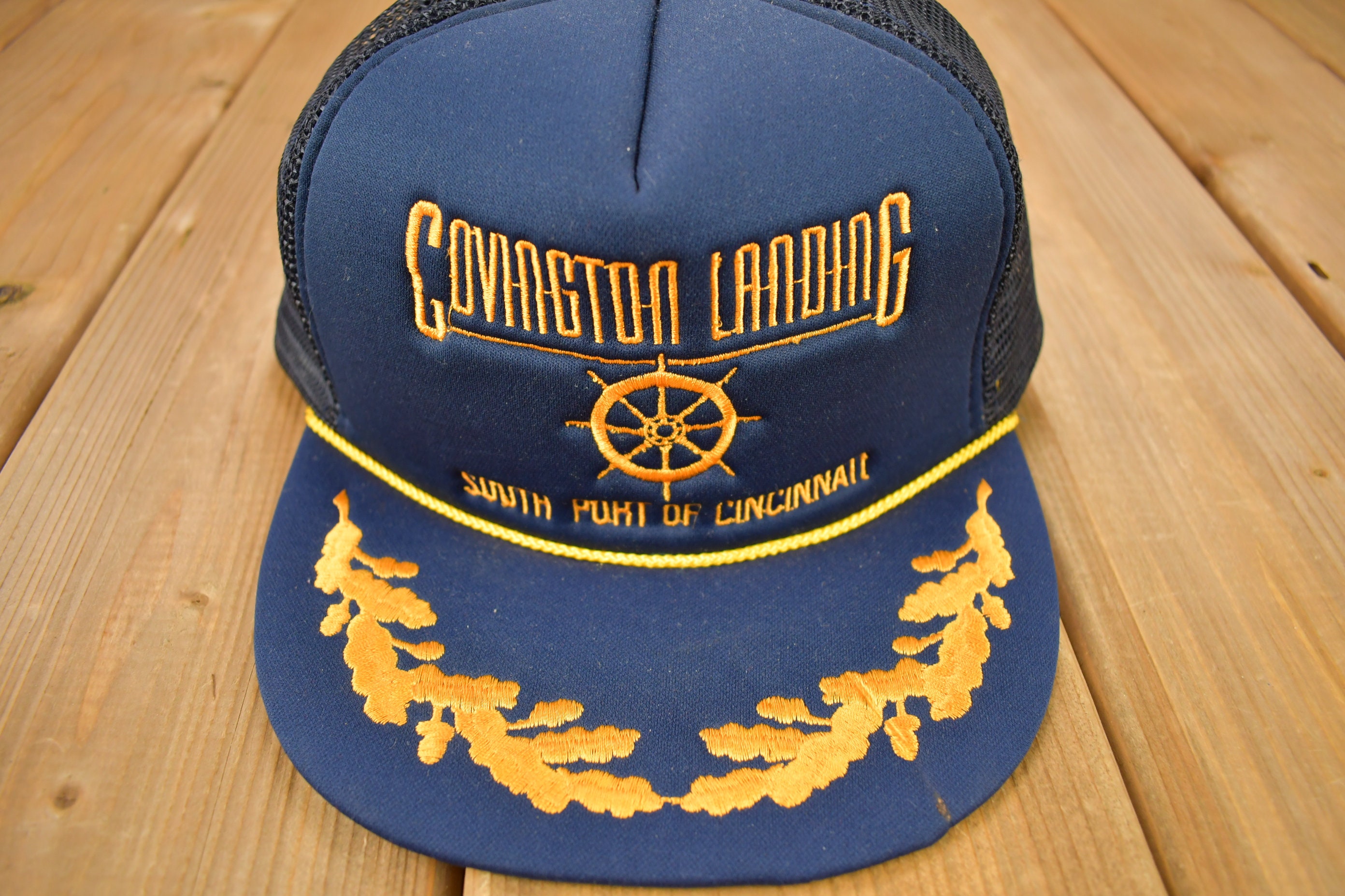 Vintage 1990s Conviction Landing South Port of Cincinnati Trucker