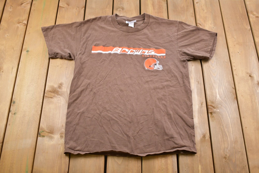 Vintage 1999 Cleveland Browns Nfl Graphic T-Shirt / Single Stitch / Nfl / 90S Streetwear / Athleisure / Sportswear / Vintage Nfl Coolprintshirt