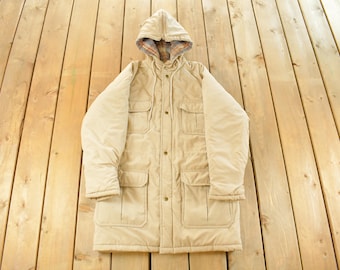 Vintage 1990s Van Cort Parka Coat Men's Small / 90s Jacket / Outdoors / Hooded