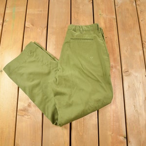 Vintage 1982 OG-107 Military Army Green Pants Size 32 x 31 / Streetwear Fashion / Military & Army / Utility Pant / Button Fly