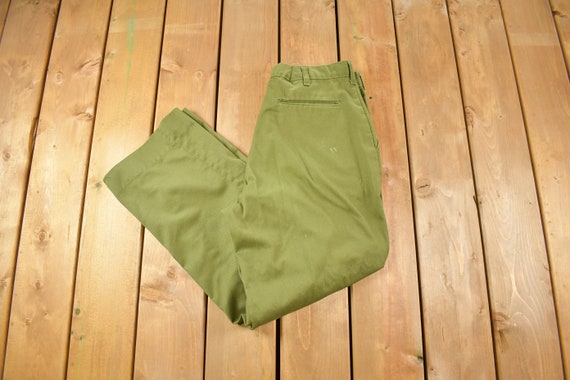 Vintage 1982 OG-107 Military Army Green Pants Size 32 X 31