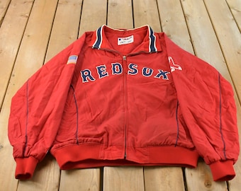 Vintage Majestic Windbreaker Jacket 2XL MLB Boston Red Sox Blue - Etsy