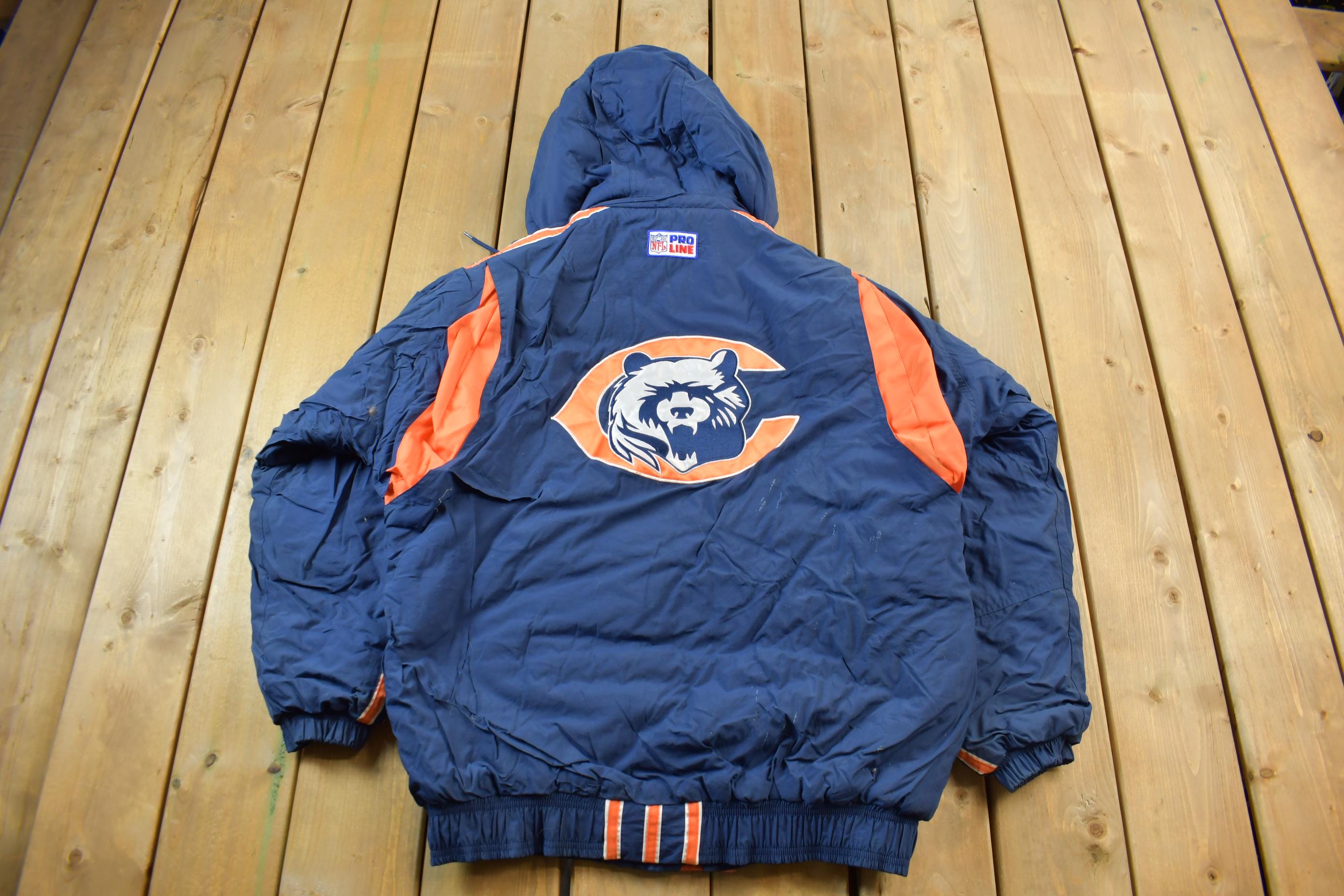 Vintage 1990s Chicago Bears NFL Pro Line Starter Jacket / 1990s