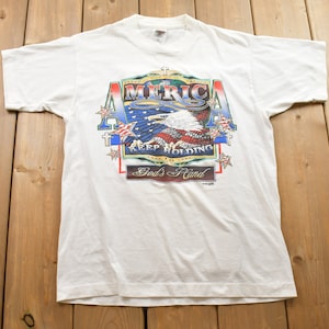 Vintage 1996 America Keep Holding To God&#39;s Hand Graphic T Shirt / Vintage T Shirt / Streetwear / Graphic Tee / Single Stitch / Made In USA