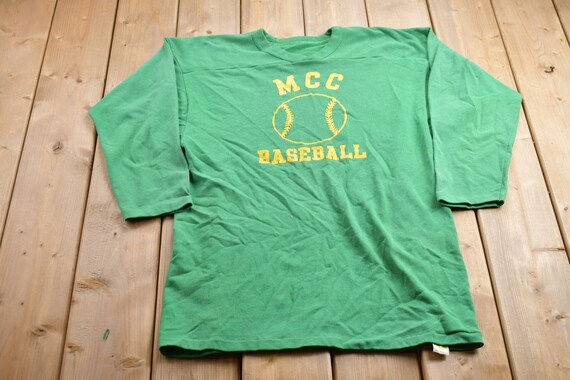 Vintage 1990s Monroe Community College Baseball Collegiate 