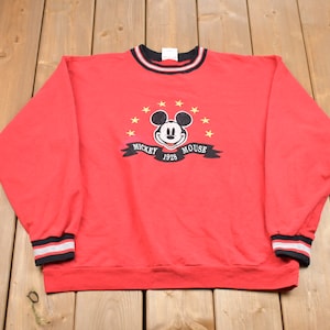 Vintage 1990s Disney Mickey Mouse Crewneck Sweatshirt / 90s Crewneck / Souvenir / Athleisure / Streetwear / Childhood Cartoon