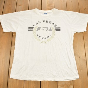 Vintage 1990s Las Vegas Souvenir T Shirt / Streetwear / Nevada / Vacation Tee / Travel T Shirt / Single Stitch / Vegas Tee