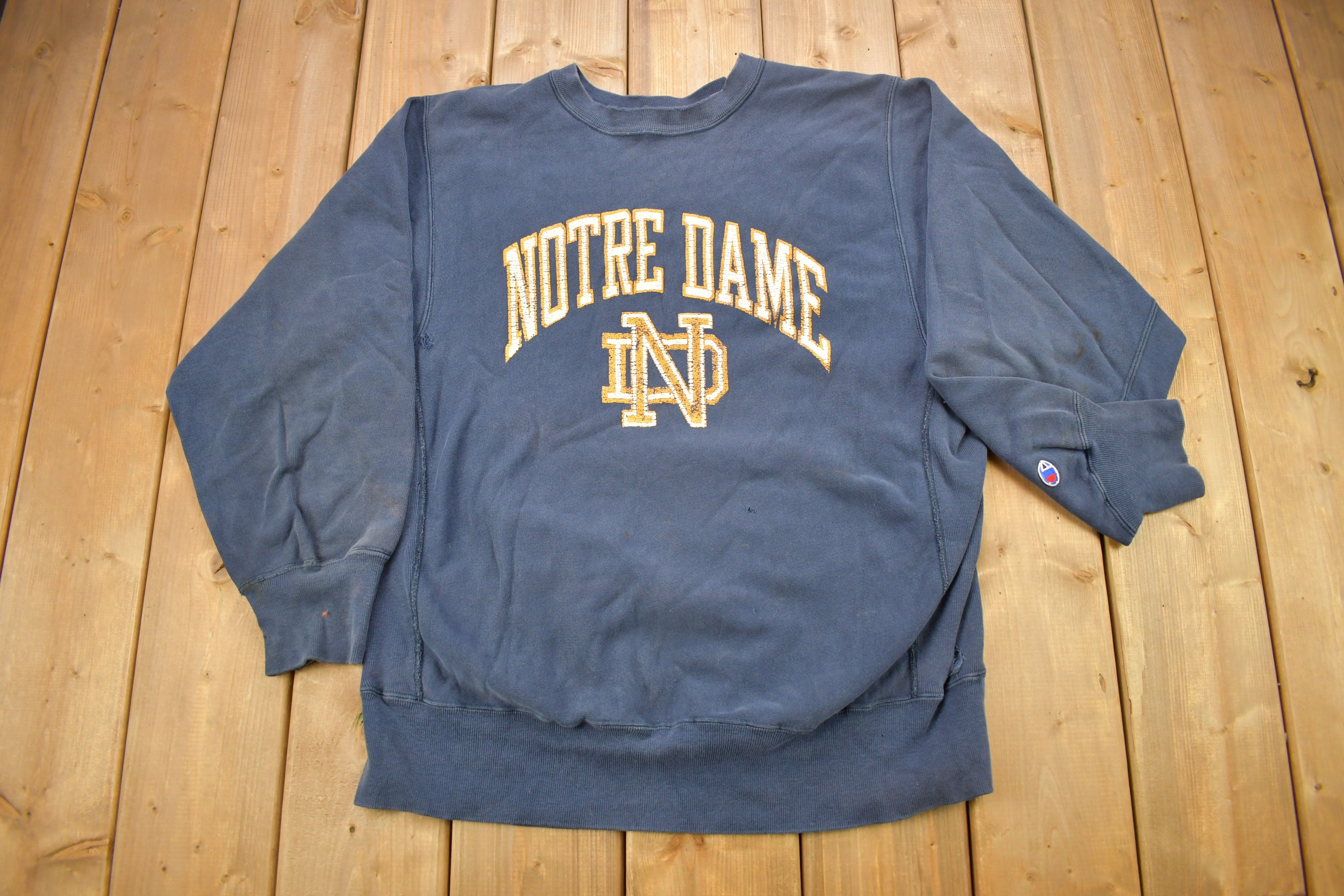 Vintage 1990s University of Notre Dame Champion Reverse Weave 