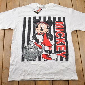 ヴィンテージ 1990年代 ミッキーアンリミテッド ミッキーマウスジム グラフィックTシャツ / 90年代 グラフィックTシャツ / シングルステッチ / アメリカ製 / 90年代 ディズニーTシャツ