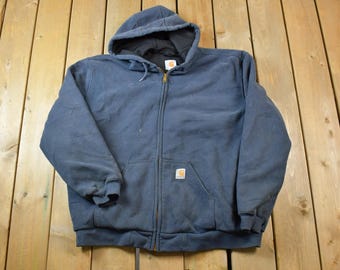 carhartt vintage hoodie ビンテージ　フード Vintage Carhartt Hoodie Mens XL Black Rain Defender Loose