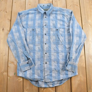 Vintage 1990s Levi's Plaid Button Up Shirt / 1990s Button Up / Vintage Flannel / Plaid Shirt / Button Down / Vintage Levi's Flannel