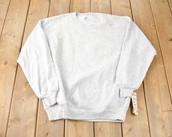 Vintage 1990s Jerzees Super Sweats Deadstock Crewneck Sweatshirt Made In USA