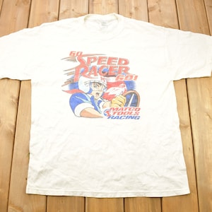1990年代のヴィンテージスピードレーサー漫画グラフィックTシャツ / 日本のヴィンテージ / TVプロモーション / ヴィンテージスピードレーサー