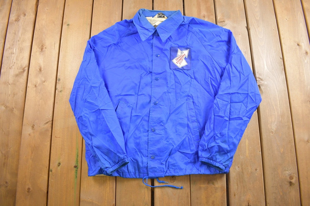 Vintage 1980s Bo Jac Urania Engineering Satin Bomber Jacket Etsy