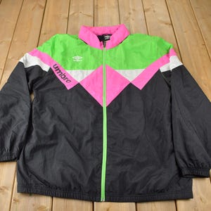 Vintage 1990s Umbro Sportswear Windbreaker / Soccer / Outerwear Jacket / Streetwear / Light jacket / Spring Jacket / Fall Jacket