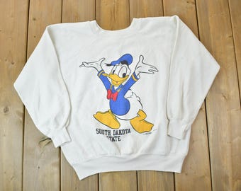 Vintage 1980s Champion Mickey Mouse Sweatshirt Reverse Weave Warm 