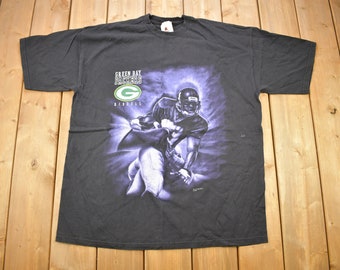 Vintage 1998 Green Bay Packers Riddell NFL Grafik T-Shirt / Made In USA / NFL / 90s Streetwear / Sportswear / Riddell T-Shirt