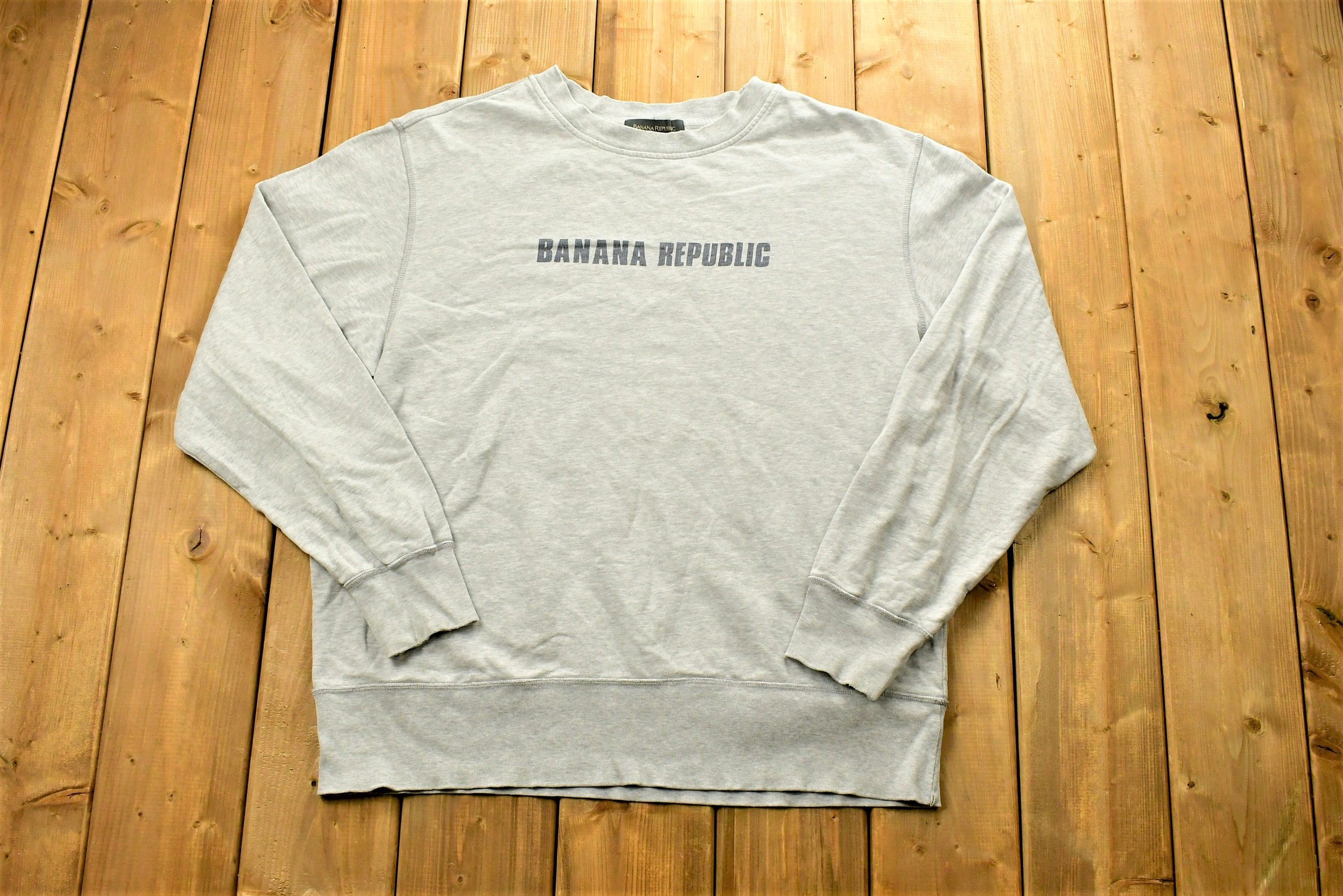 Vintage 1990's Bana Republic Graphic Crewneck Sweatshirt / 90s Crewneck /  Souvenir / Athleisure / Streetwear / Vintage Streetwear - Etsy UK