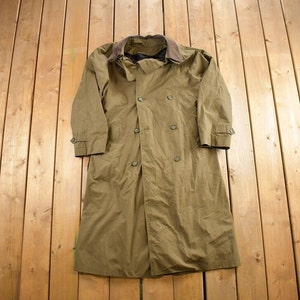 Vintage 1990s London Fog Full Length Jacket Lined  / Overcoat / Trench Coat / Streetwear / 1990s London Fog / Rain Coat