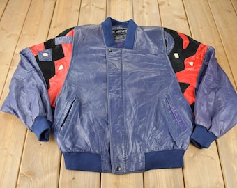 ジャケット・アウター 90s vintage pelle pelle leather jacket Pelle Pelle leather jacket, vintage Marc Buchanan, varsity