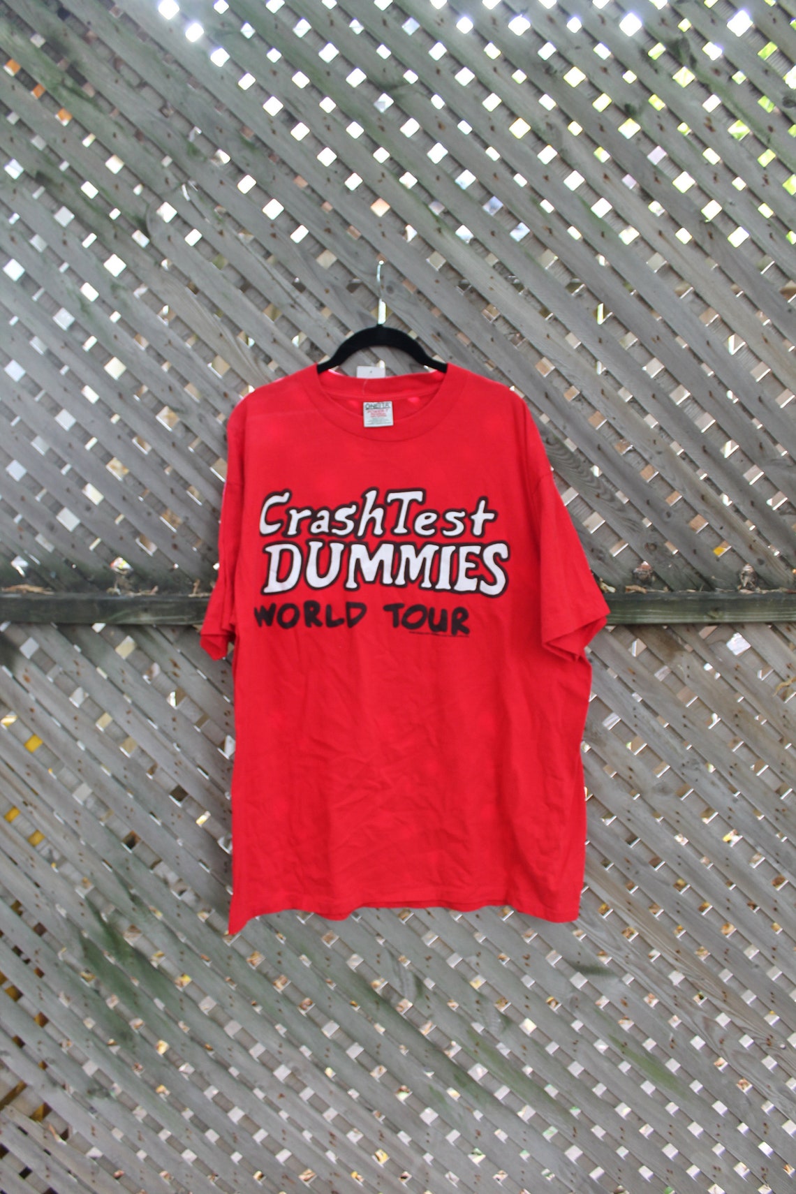 Vintage Band TShirt / Crash Test Dummies / 90s Music Graphic Etsy