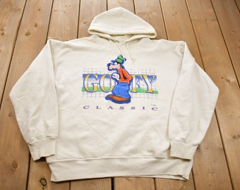 Vintage 1990s Disney Goofy Classics Hoodie / Vintage Sweatshirt / Vintage Disney / Goofy / Magic Kingdom / Made In USA