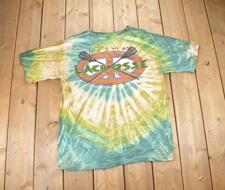 Vintage 1990s Brine Lacrosse Tye Dye T-shirt / Streetwear / Retro 