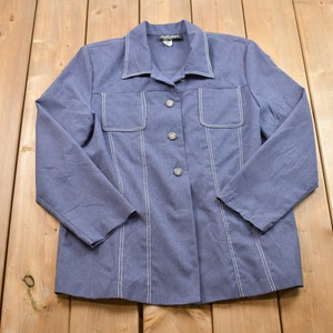 Vintage 1990s Chads Place Button Up Shirt / Made in USA / 1990s Button Up / Vintage Flannel / Casual Wear / Workwear / Pattern Button Up