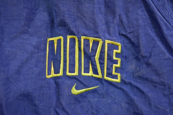 Vintage 1990s Nike Sherpa Lined Windbreaker Jacke… - image 4