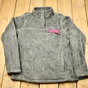 Vintage Patagonia T-Snap Fleece Women&#39;s Sweatshirt / Quarter Button / Sportswear / 90s Patagonia / Streetwear / Outdoorsman / Hiking