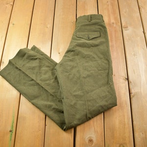 Vintage 1982 US Military Wool Trousers Size 30 x 32 / True Vintage / Army Pants / Military Pant's / Militaria