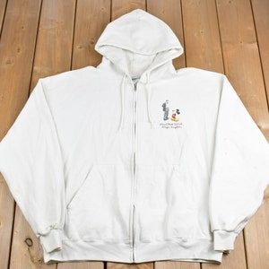Vintage 1990s Disney Main Street USA Mickey Mouse Zip Up Hoodie / Vintage Sweatshirt / Vintage Disney / Mickey / Magic Kingdom / Made In USA