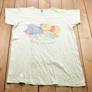 ヴィンテージ 1990年代 くまのプーさん のんびりとした午後のディズニー漫画Tシャツ / 1990年代 グラフィックTシャツ / ヴィンテージ くまのプーさん / 90年代 ディズニーTシャツ