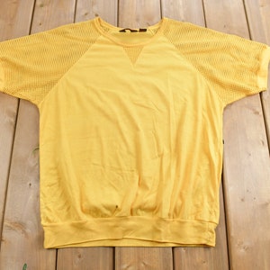 Vintage 1990s Sport Equipment Blank Jersey Style T Shirt / Vintage T Shirt / Streetwear / Graphic Tee / Raglan