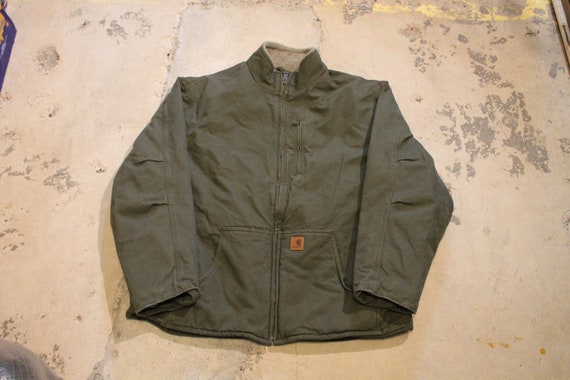 Vintage Carhartt / Full Zip Lined Workwear Jacket