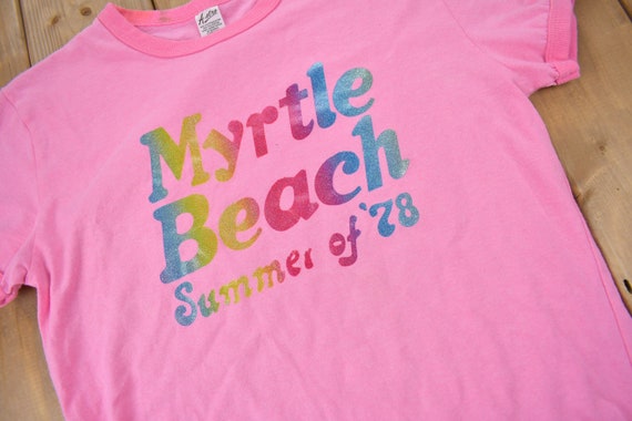 Vintage 1978 Myrtle Beach Summer Souvenir T Shirt… - image 3