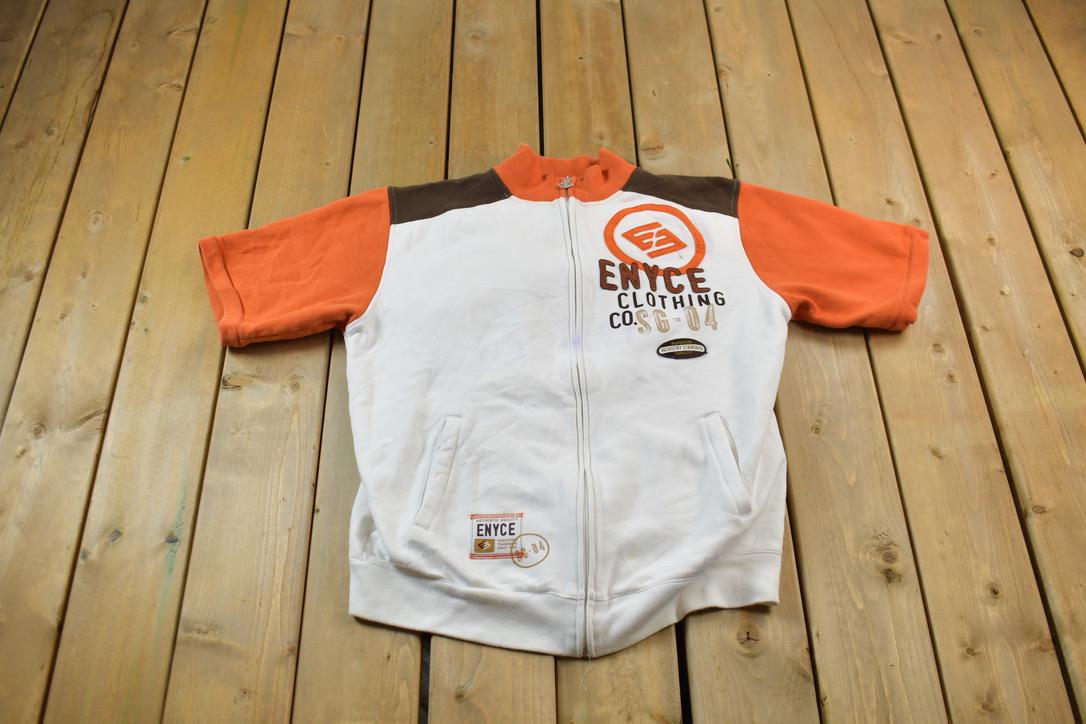 Y2K enyce sweat スウェット Vintage Y2K Enyce Hoodie Mens 2XL XXL Navy Embroidered