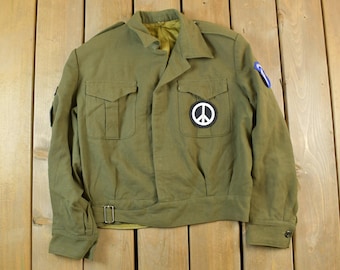 Original 90s Canadian Military Jungle Jacket | Vintage Army Combat