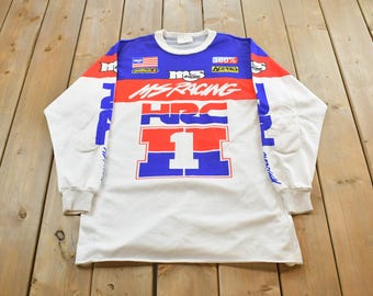 ヴィンテージ 90年代 トール モトクロス ジャージ ロング ラグラン