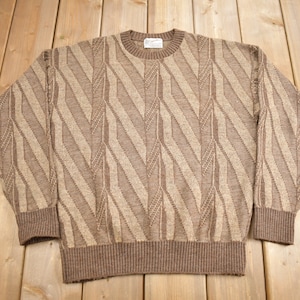 Vintage 1960s Clippermist Wool Knit Sweater / True Vintage / 60s Sweater / Made In USA