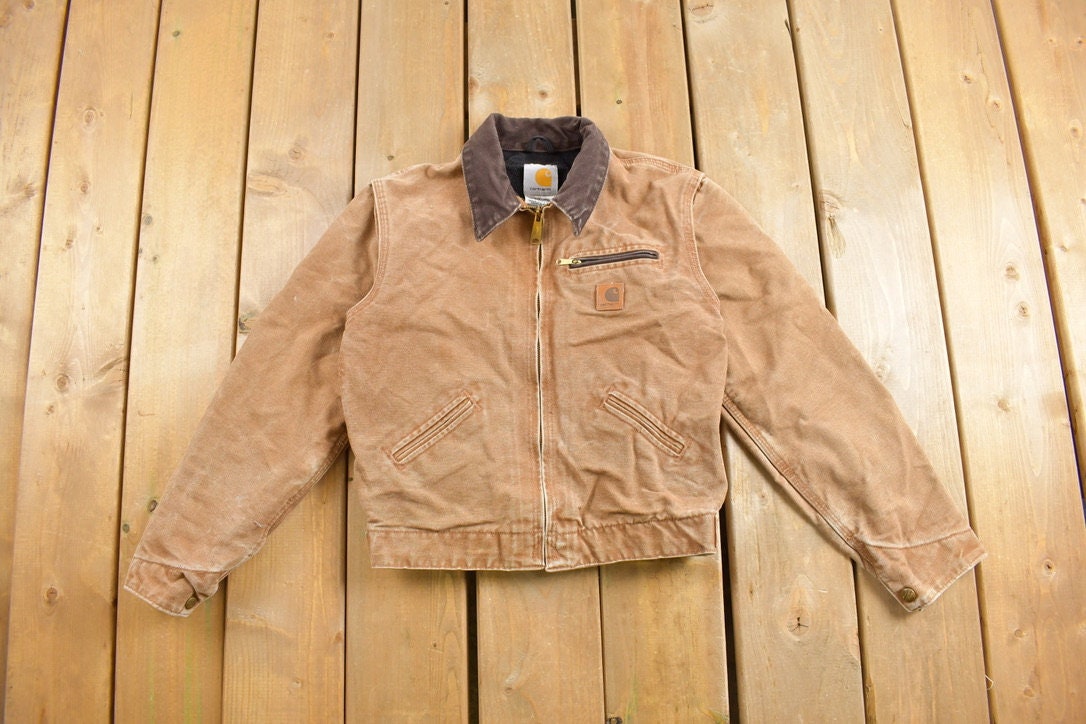 ジャケット・ブルゾン Carhartt Detroit jacket kids size Carhartt Boys J04 Youth Quilt Lined Detroit Jacket, Size L