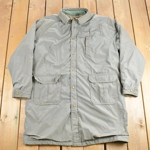 Vintage 1980s LL Bean Winter Parka Jacket / Made In USA / Vintage Ski Jacket / Insulated / Streetwear / Utility Parka