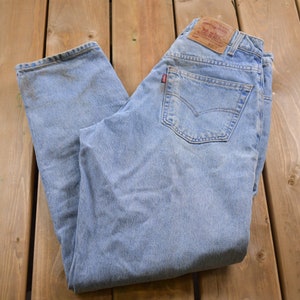 Vintage 1990s Levi&#39;s 560 Red Tab Jeans Size 32 x 32 / 90s Denim / Streetwear Fashion / Vintage Denim / Jeans / Made In USA / Vintage Levi&#39;s