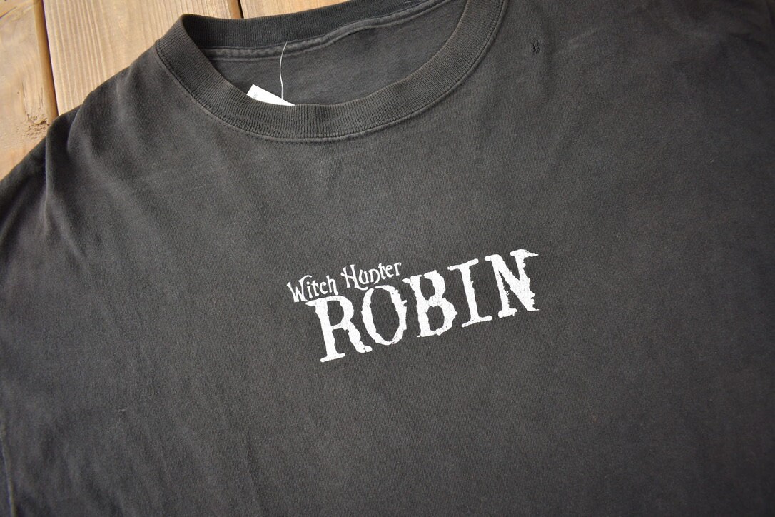 Vintage 2003 Witch Hunter Robin Anime Promo T-shirt / Y2K Vintage 2003 Witch Hunter Robin Anime Promo T-shirt / Y2K