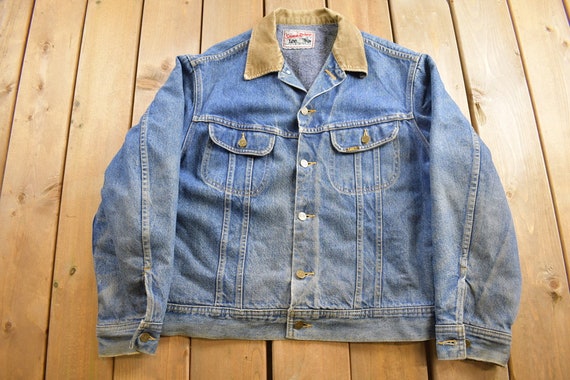 Vintage 1970s Lee Storm Riders Jean Jacket / Vint… - image 1