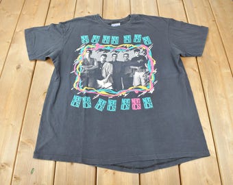 【New Kids On The Block】90sツアーTシャツ バンドT 1990s NKOTB New Kids on the Block Band Tee Vintage Backstage