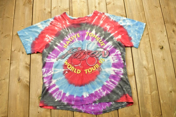 Vintage 1993 Poison Native Tongue World 