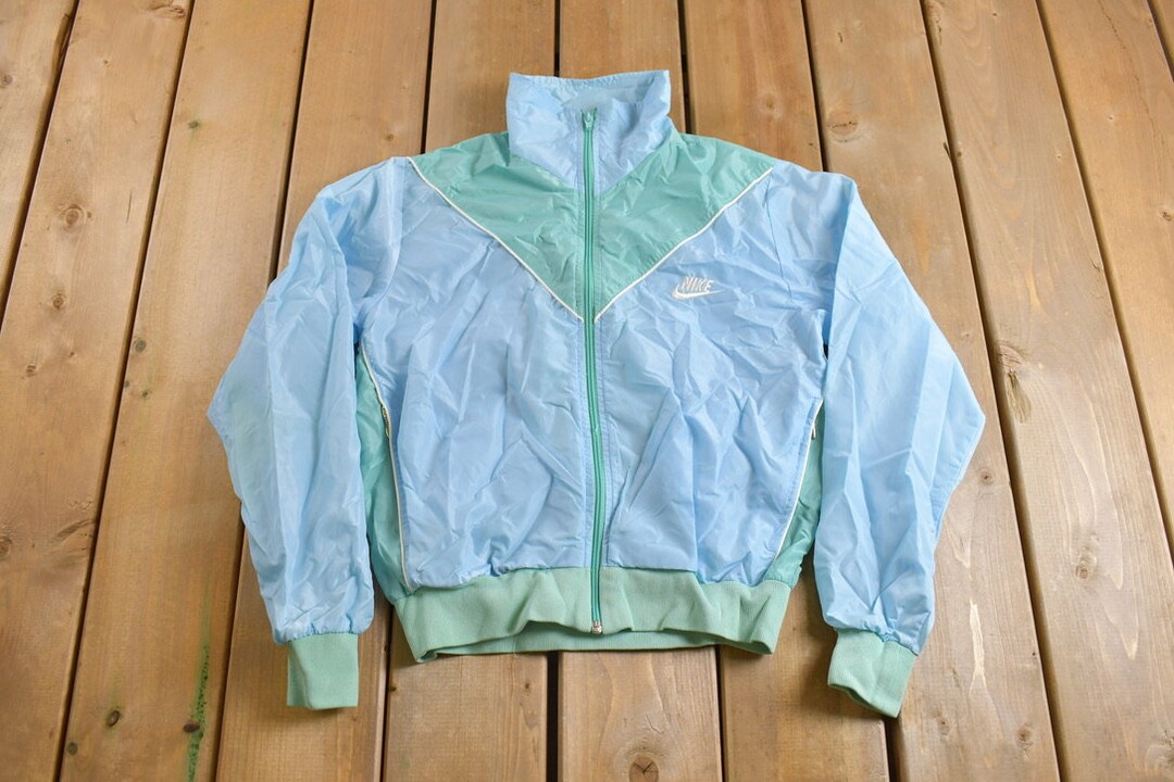 Vintage 1980s Nike Color Block Windbreaker Jacket / 80s Nike / Athletic
