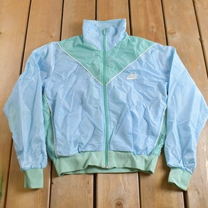 Vintage 1980s Nike Color Block Windbreaker Jacket / 80s Nike / Athletic Spring Summer Sportswear / Streetwear / Athleisure