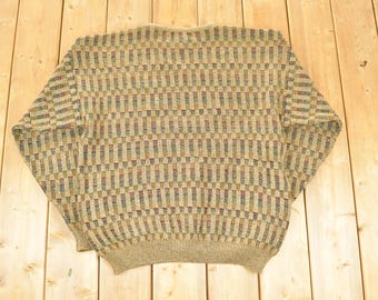 Vintage 1990s Gianfranco Ruffini Italy Knit Crewneck Sweater Men's